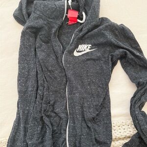 Nike Charcoal Zip-Up Hoodie